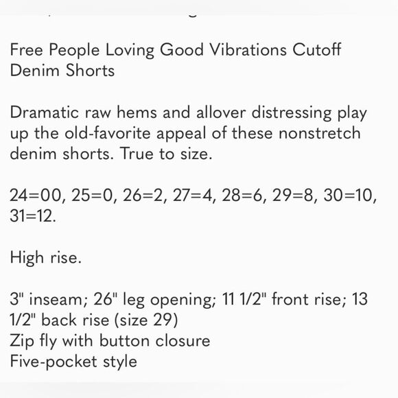 Free people shorts Sz 30 NWT Sage color High Raise - Picture 8 of 9